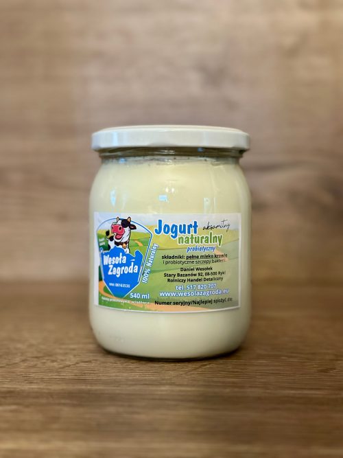 Aksamitny jogurt naturalny probiotyczny 540 ml