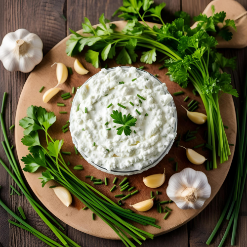 Twarożek do smarowania Czosnkowo-ziołowy 180g