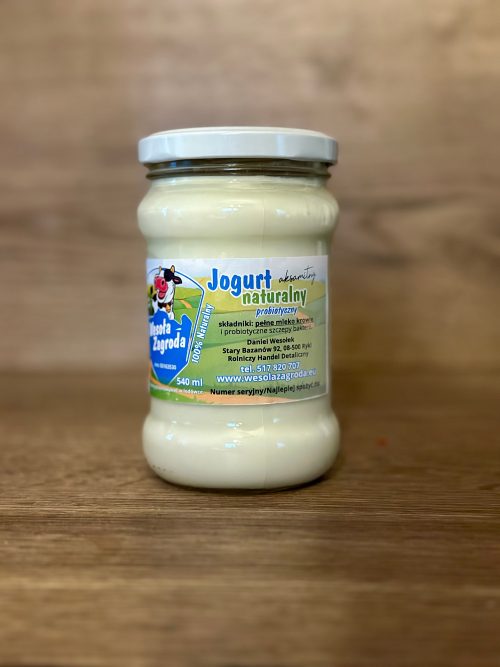 Aksamitny jogurt naturalny probiotyczny 330 ml
